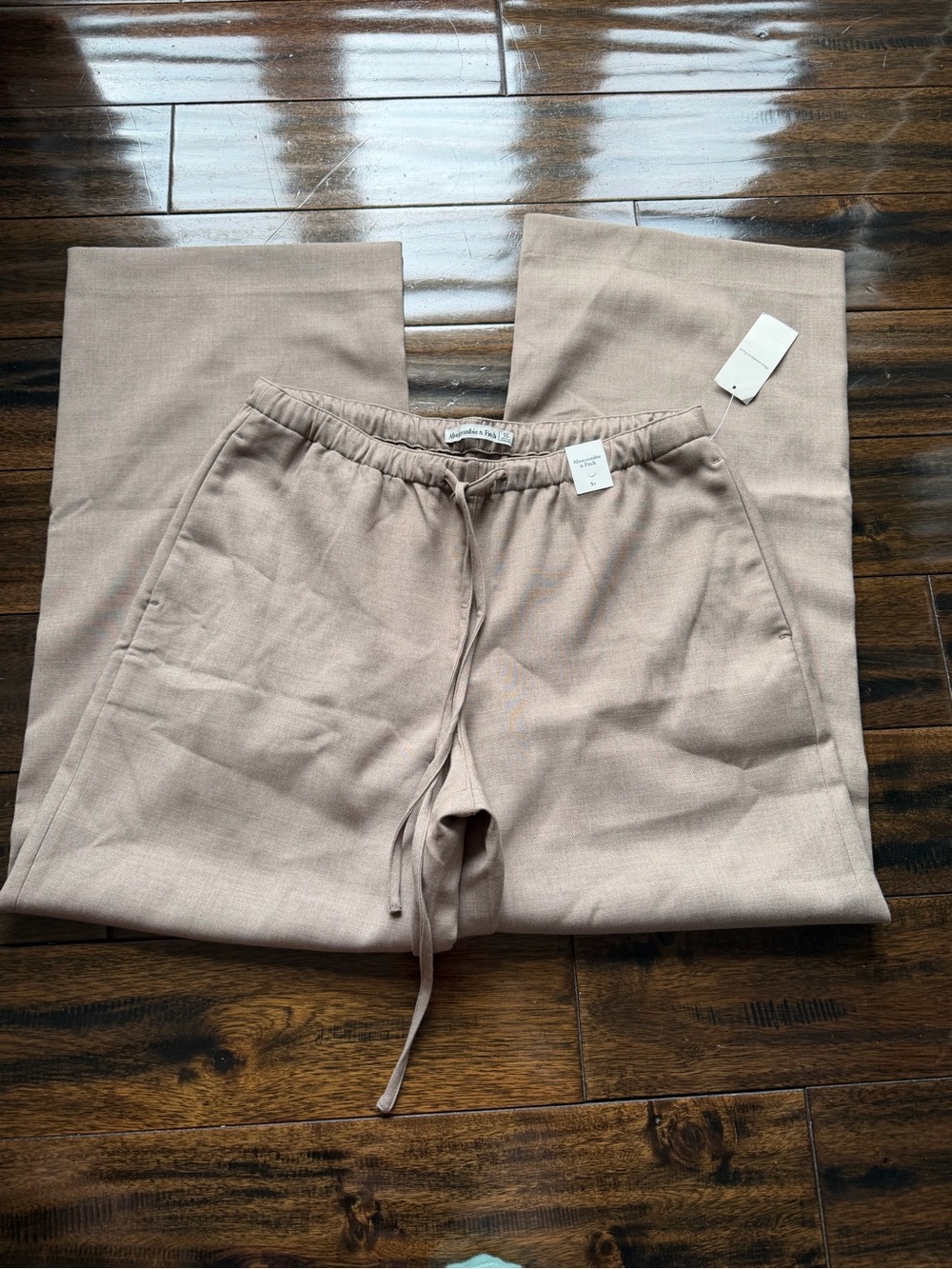 A&F Tie Waist Trouser Pant